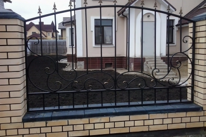 кованые заборы под ключ в московской области